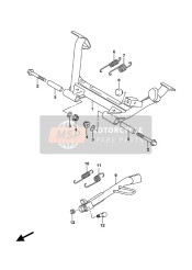 4210019K00, Cavalletto Centrale, Suzuki, 0